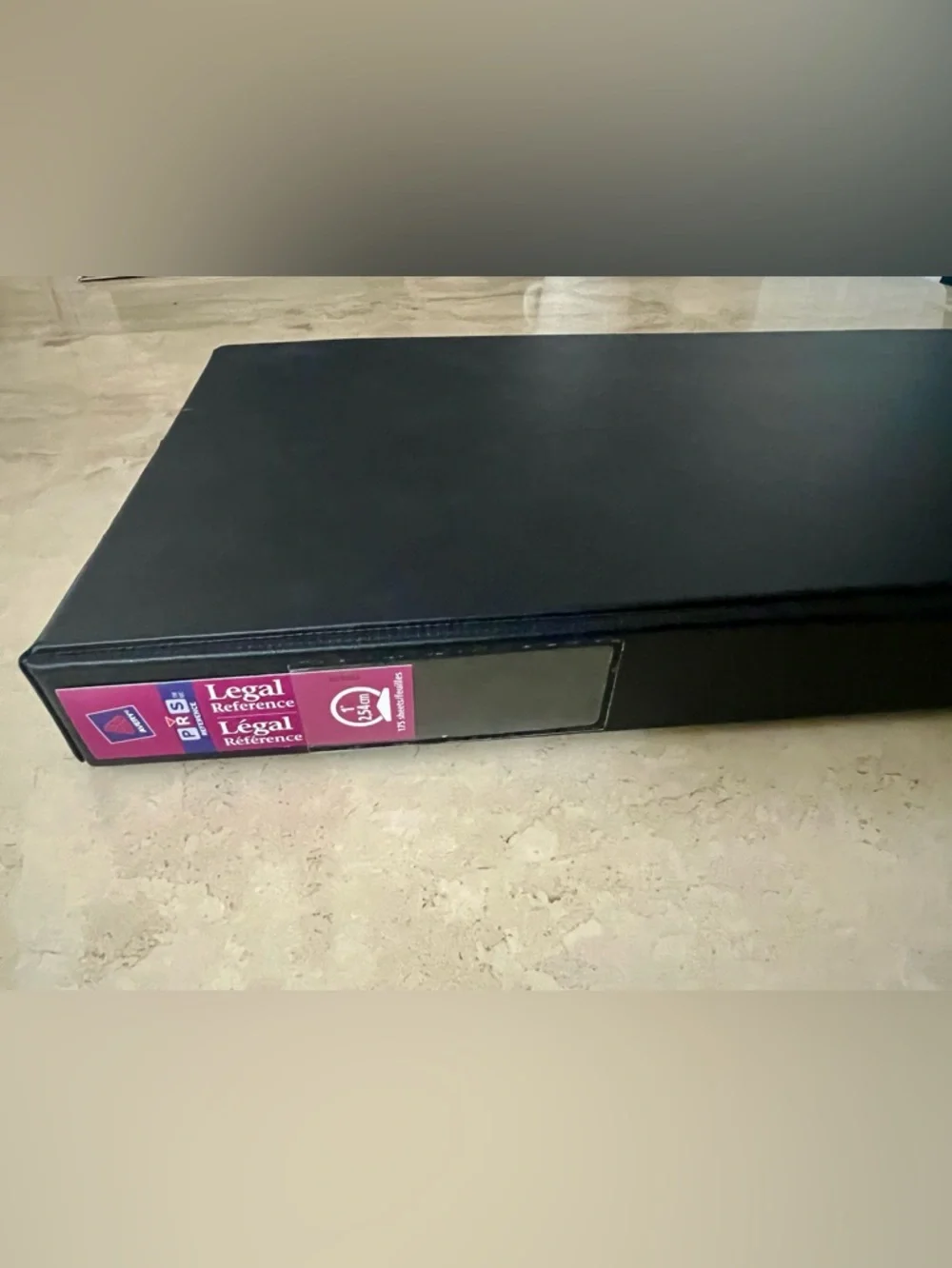 Avery 1” Legal Black Three-Ring Binder